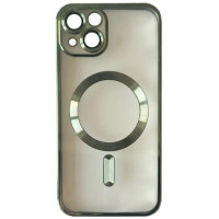 Накладка Shining Camera MagSafe iPhone 14 Темно-зеленая