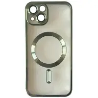 Накладка Shining Camera MagSafe iPhone 14 Темно-зеленая