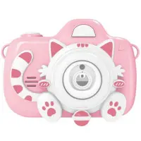 Фотокамера-генератор мильних бульбашок Kitty Рожева