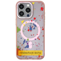 Накладка Flush MagSafe Samsung S24+ (S926) /S25+ (S936) Рожева (Barbie Pink)