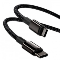 Кабель дата Baseus Tungsten Type-C to Type-C 2м 240W Чорний Кабель дата Baseus Tungsten Type-C to Type-C 2м 240W Чорний