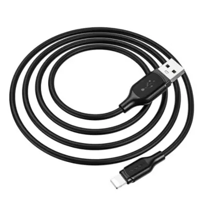 Кабель дата Borofone BX42 Lightning 1м Чёрный Кабель дата Borofone BX42 Lightning 1м Чёрный
