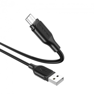 Кабель Borofone BX42 MicroUSB 1м Чорний