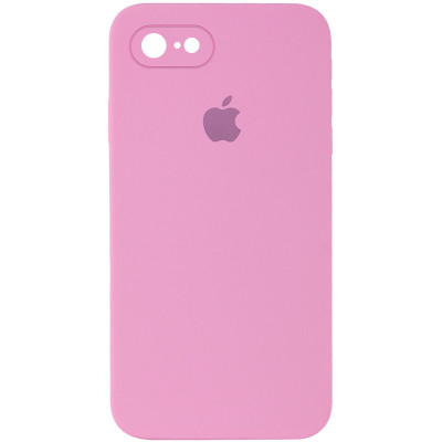 Накладка HC iPhone 7 Розовая (Light Pink) Square Full