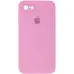 Чехол накладка HC iPhone 7 Розовая (Light Pink) Square Full