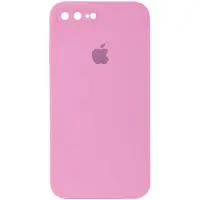 Чохол накладка HC iPhone 7+ Рожева (Light Pink) Square Full