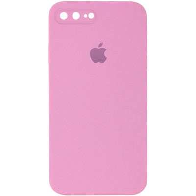 Накладка HC iPhone 7+ Розовая (Light Pink) Square Full