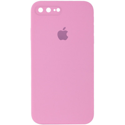 Чохол накладка HC iPhone 7+ Рожева (Light Pink) Square Full