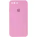 Чохол накладка HC iPhone 7+ Рожева (Light Pink) Square Full