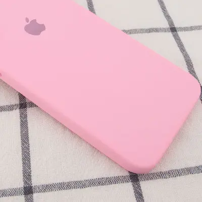 Чохол накладка HC iPhone 7+ Рожева (Light Pink) Square Full