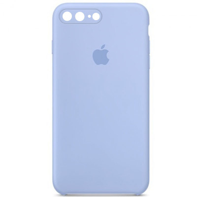 Накладка HC iPhone 7+ Блакитна (Lilac Blue) Square Full