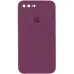 Чехол накладка HC iPhone 7+ Бордовая Square Full