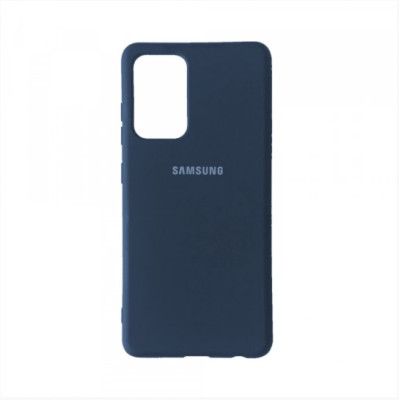 Чехол накладка HC Samsung A525 (A52) Синяя/Navy Blue