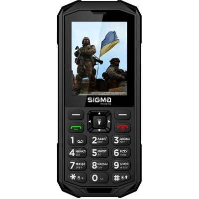 Мобильный телефон Sigma X-treme PA68 Black, черный