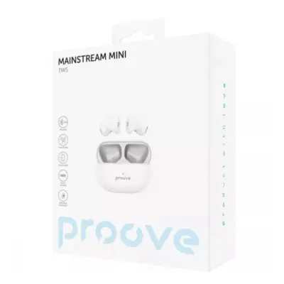 Безпровідні навушники Proove Mainstream Mini White, Білі