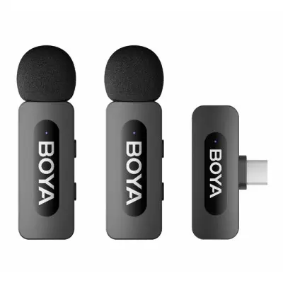 Беспроводной петличный микрофон BOYA BY-V30 Type-C Черный Беспроводной петличный микрофон BOYA BY-V30 Type-C Черный