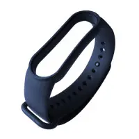 Ремінець Силікон Mi Band 5/6 Темно-синій/Dark Blue