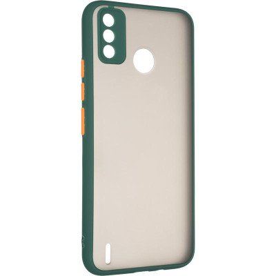 Чехол накладка Gelius Bumper Mat Tecno Spark 6 Go Зеленая