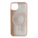 Чехол накладка Clear Color MagSafe iPhone 11 Pro Розовая