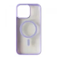 Чехол накладка Clear Color MagSafe iPhone 11 Бузкова/ Elegant Purple