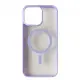 Чехол накладка Clear Color MagSafe iPhone 11 Бузкова/ Elegant Purple
