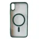 Чехол накладка Clear Color MagSafe iPhone XR Зелена / Forest Green