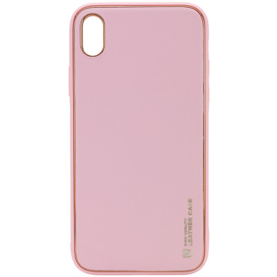 Чехол накладка X-Shield iPhone X Розовая/ Pink
