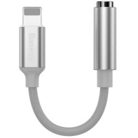 Перехідник аудіокабель Baseus Lightning - 3.5 (CALL3-01), White Перехідник аудіокабель Baseus Lightning - 3.5 (CALL3-01), White