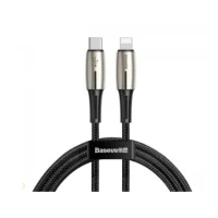 Кабель Baseus Water Drop Type-C to Lightning 1.3 м Чорний