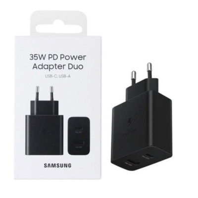 Мережевий зарядний пристрій Samsung 35W Black, Чорний