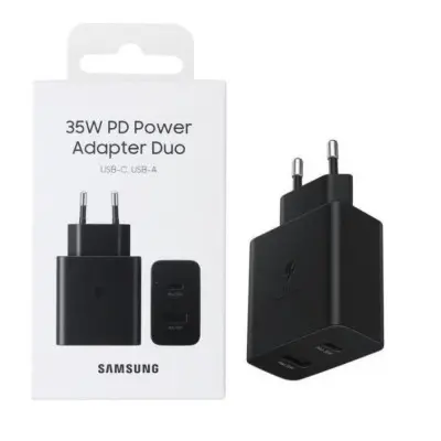 Мережевий зарядний пристрій Samsung 35W Black, Чорний