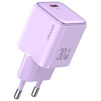 Сетевое зарядное устройство Usams US-CC186 30W PD Violet, Фиолетовый Сетевое зарядное устройство Usams US-CC186 30W PD Violet, Фиолетовый