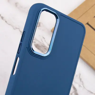 Чехол накладка Bonbon Metal Samsung A057 (A05s) Синяя / Denim Blue
