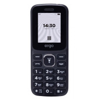 Мобільний телефон Ergo B182 Dual Sim Black, чорний