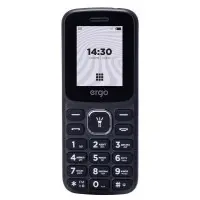 Мобільний телефон Ergo B182 Dual Sim Black, чорний