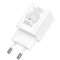 Сетевое зарядное устройство Hoco N28 1PD+1USB 20W White, Белый