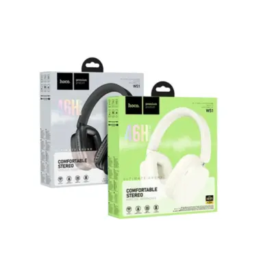 Беспроводные наушники Bluetooth Hoco W51 Milky White, Белые