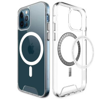 Чехол накладка Space MagSafe iPhone 16 Pro Max Прозрачная