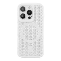 Чехол Накладка AeroCool MagSafe iPhone 16 Pro Max Белая