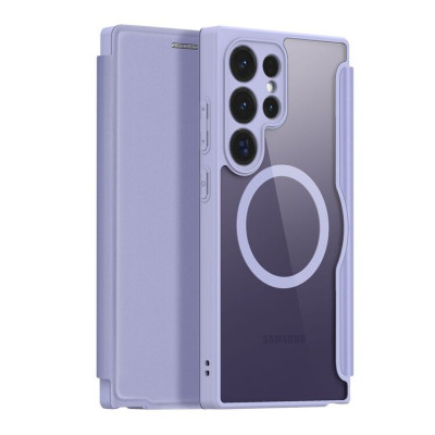 Чохол-Книжка Dux Ducis Skin X Magsafe Samsung S928 (S24 Ultra) Фіолетова