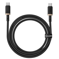 Кабель дата Baseus Dura Type-C to Type-C 100W 1м Чорно-золотий Кабель дата Baseus Dura Type-C to Type-C 100W 1м Чорно-золотий