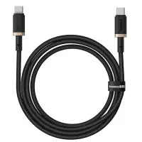 Кабель дата Baseus Dura Type-C to Type-C 100W 1м Черно-золотой Кабель дата Baseus Dura Type-C to Type-C 100W 1м Черно-золотой