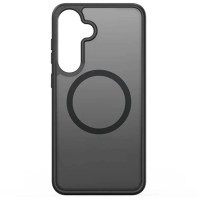 Чохол накладка Metal Buttons with MagSafe Colorful Samsung S936 (S25+) Чорна