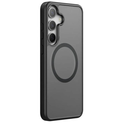 Чехол накладка Metal Buttons with MagSafe Samsung S936 (S25+)  Черная