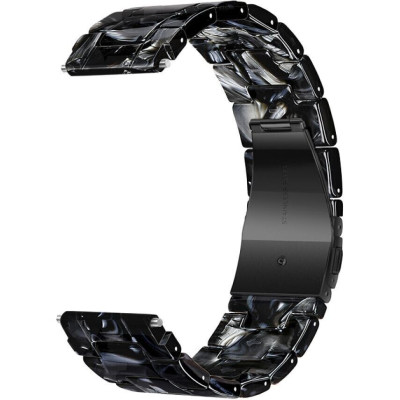 Ремінець Універсальний 22мм Hoco WH19 Lightning Black, Чорний