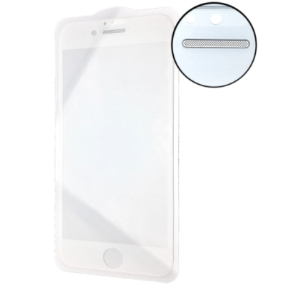 Защитное стекло Mesh Speaker 3D iPhone 6+ Белое