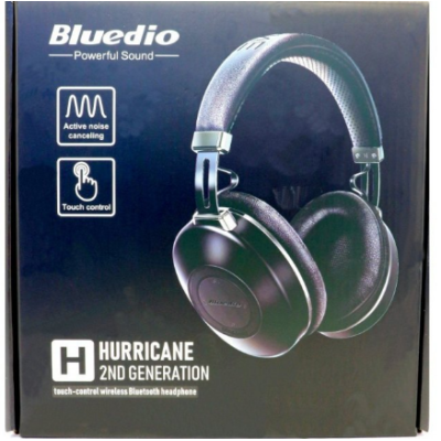 Безпровідні навушники Bluedio Turbine H2 Black, чорні