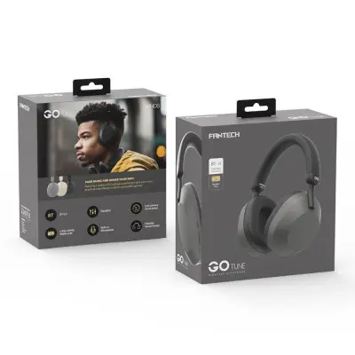 Безпровідні вакуумні навушники Fantech GO Tune WH06 Сірі