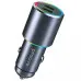 Автомобільний зарядний пристрій Double Energy Plus (Type-C+Type-C) 50W Grey, Cірий