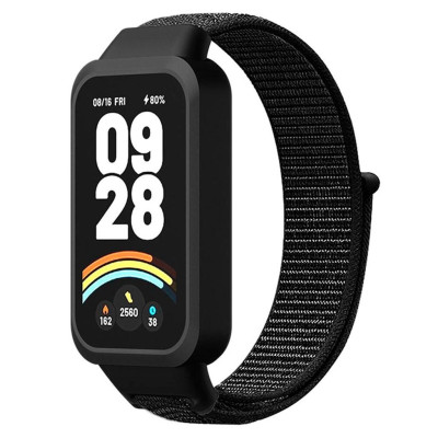 Ремешок Нейлон Mi Band 9 Active Черный/Pure black